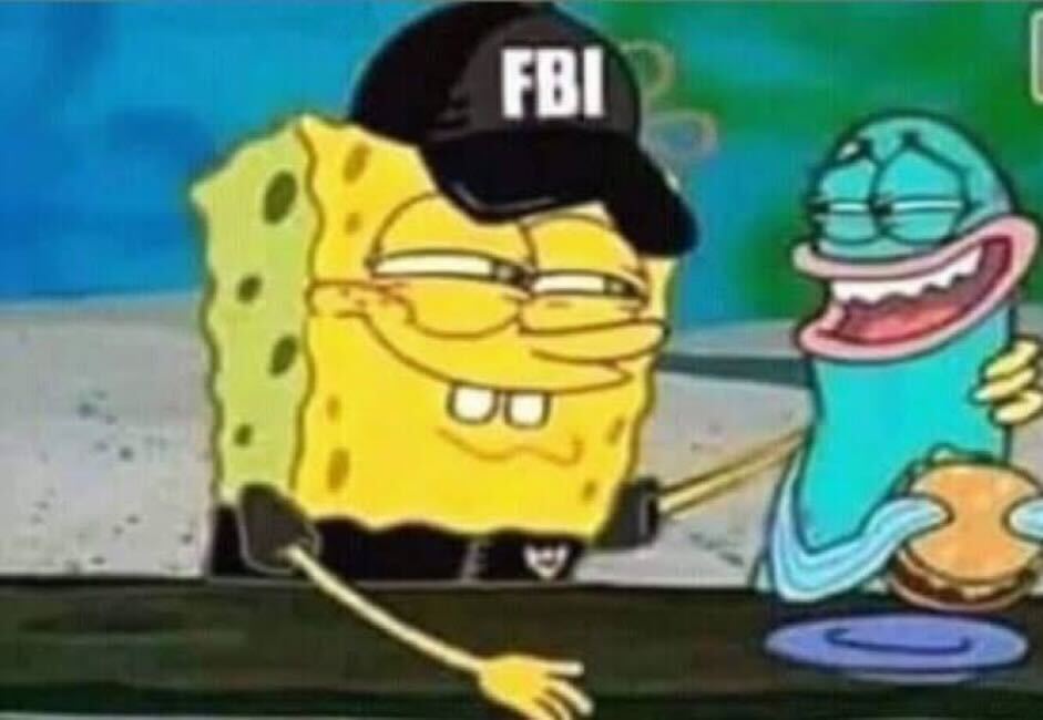 spongebob fbi