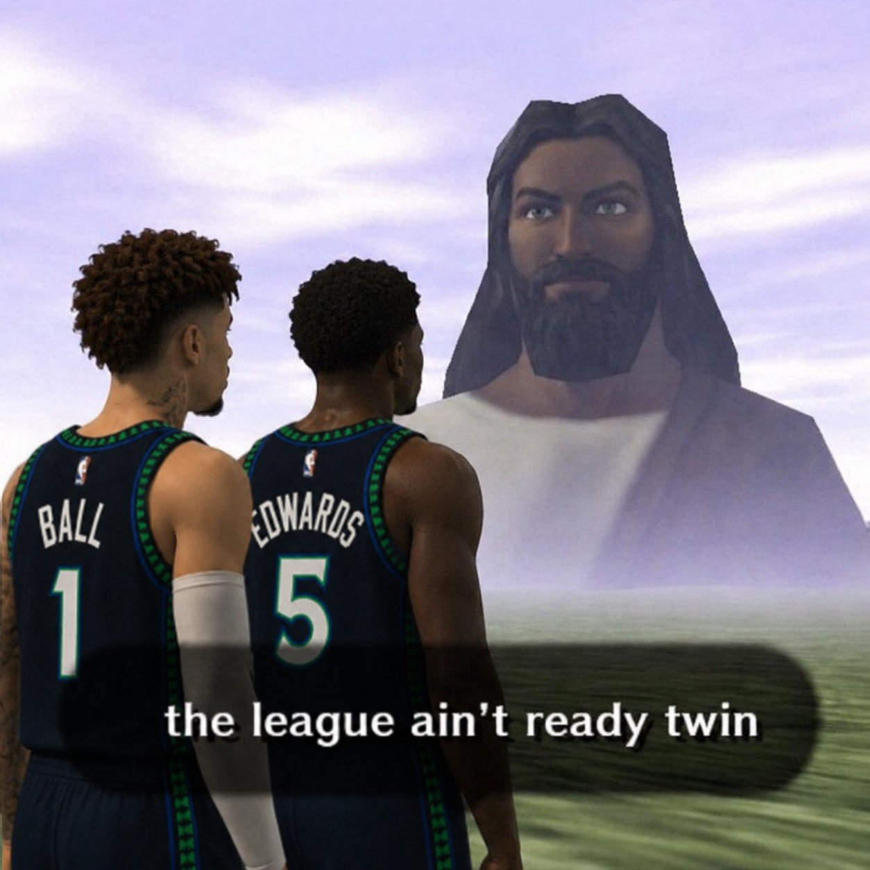 the league ain't ready twin